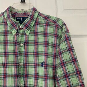 Ralph Lauren Multicolor Plaid Button Down Shirt